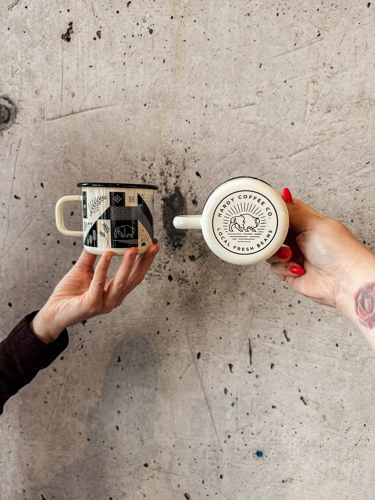 10oz. Enamel Mug – Hardy Coffee Co.